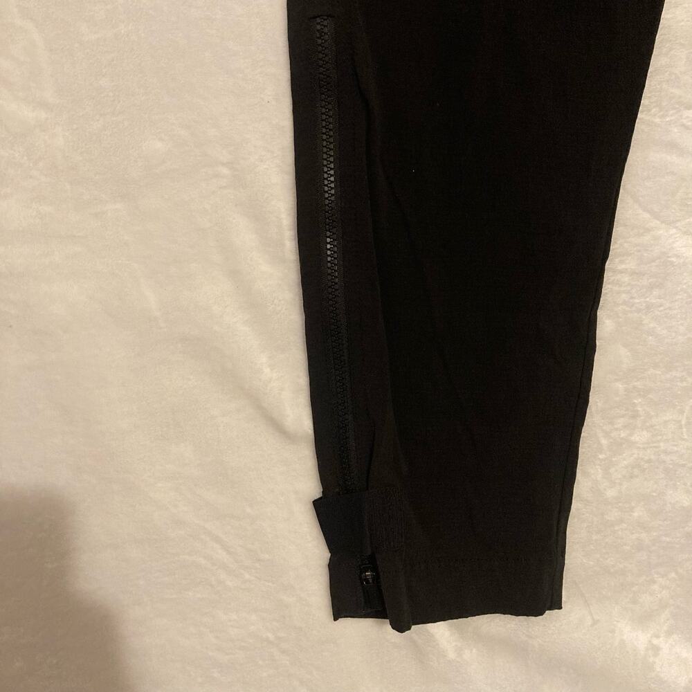 Athleta Trekkie Belted Black Hiking Commute Travel Pants Size 10 - Picture 11 of 14